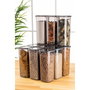 Hermia Set de 12 Cajas de Almacenaje Antracita
